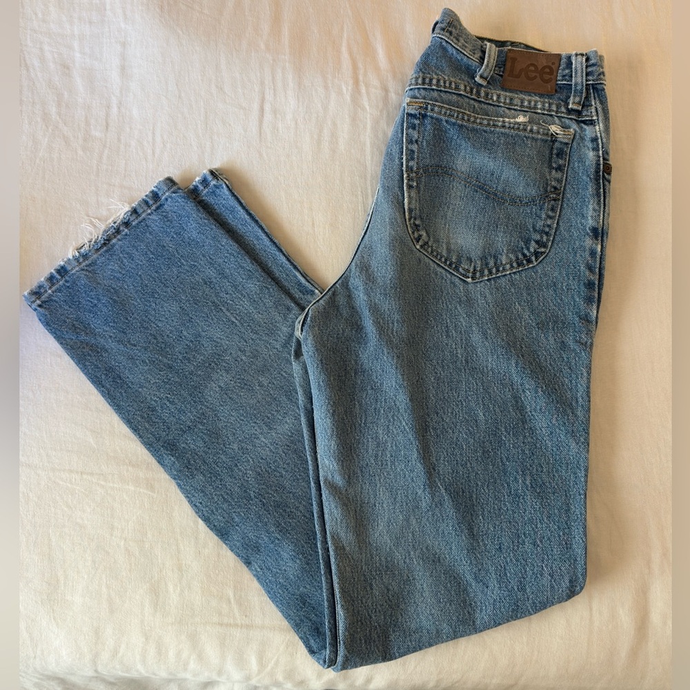Vintage Lee Men’s Classic Denim Straight Leg Jeans